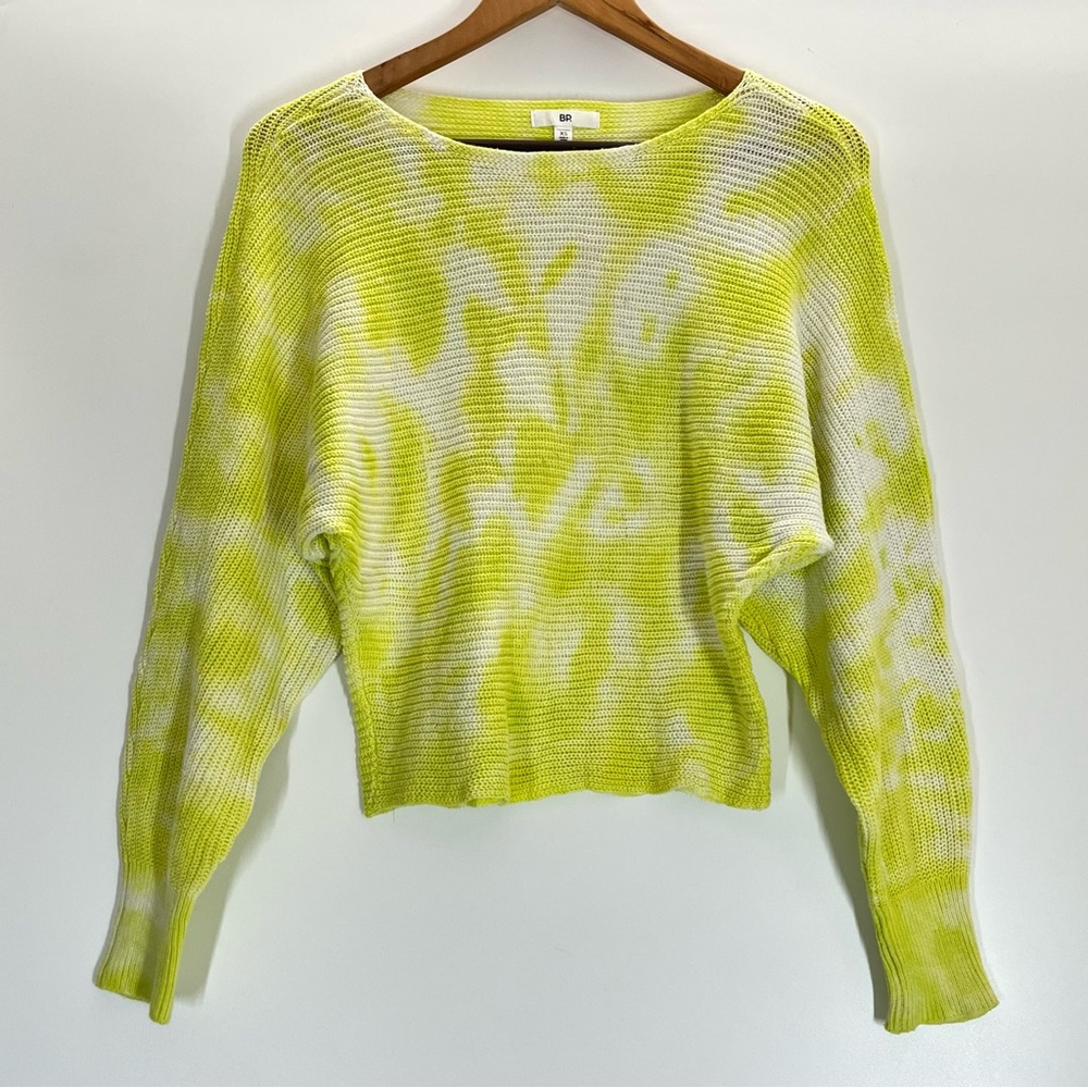 BP. Lightweight Chartreuse Lime Knit Spring Sweater Like New NWOT Extra Small